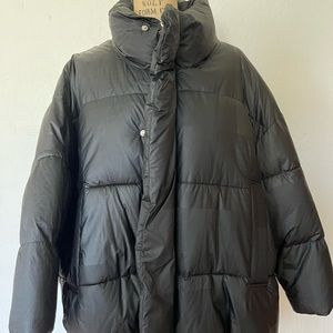 SMF Winter black puff jacket